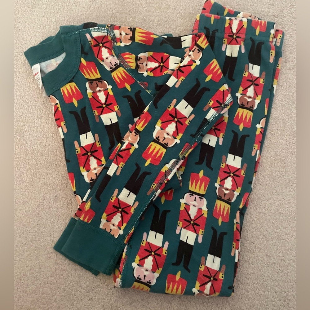 Hanna Andersson Nutcracker Kids Pajamas - Green and Red